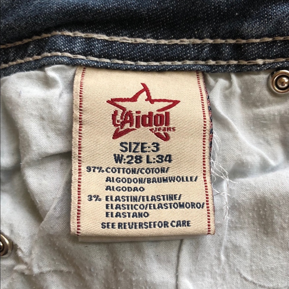 LA Idol jeans size 3 long